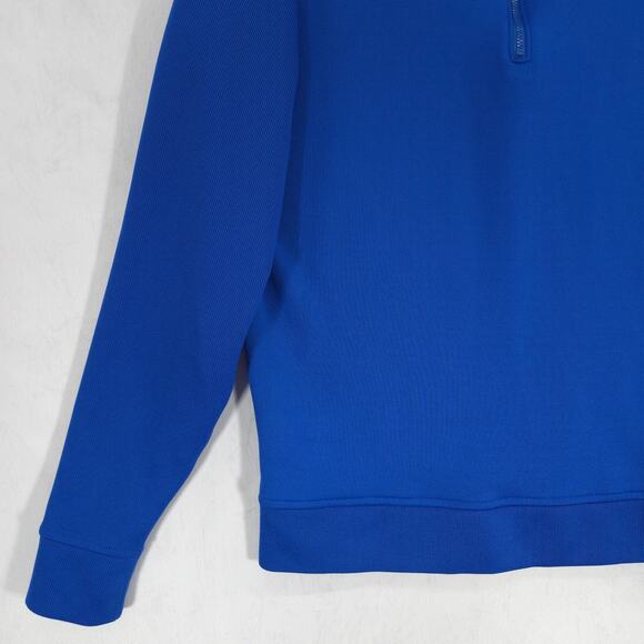 FootJoy Sweater Mens S Blue Boeing Classic Ribbed 1/4 Zip Long Sleeve Pullover - Picture 4 of 15